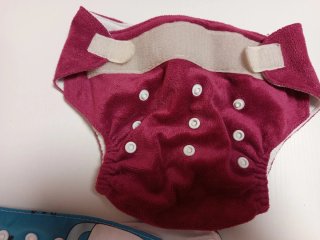 Pañales de tela reutilizables