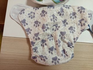 Pañales de tela reutilizables