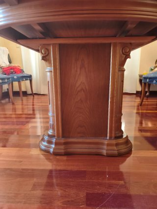 Mesa comedor extensible madera