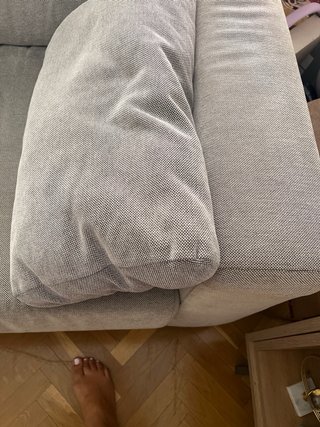 Sofá cama chaise longue Ikea gris