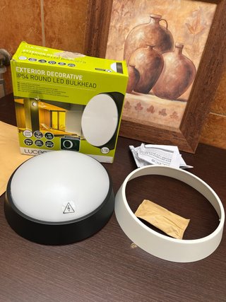 Luceco Aplique LED Redondo Exterior IP54 .Nuevo