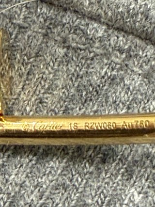 Pulsera Cartier Clou Oro con Diamante
