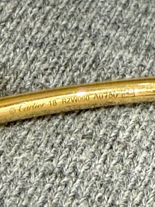 Pulsera Cartier Clou Oro con Diamante