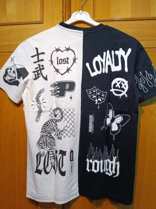 Camiseta Black Squad bicolor