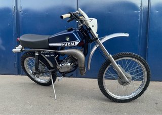 Puch minicross tt decorada de cobra