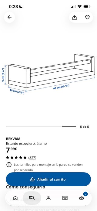 Especiero madera IKEA