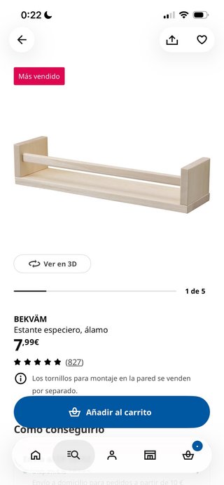 Especiero madera IKEA