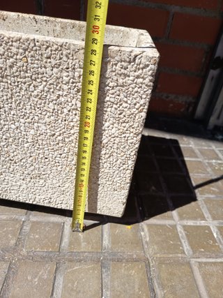 Jardinera Rectangular Piedra