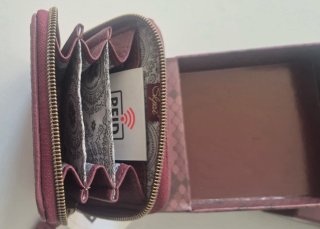 Cartera Monedero SKPAT Granate/Burundy