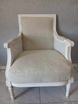 Coppia di poltrone Bergère stile Luigi XVI