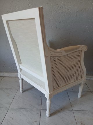 Coppia di poltrone Bergère stile Luigi XVI