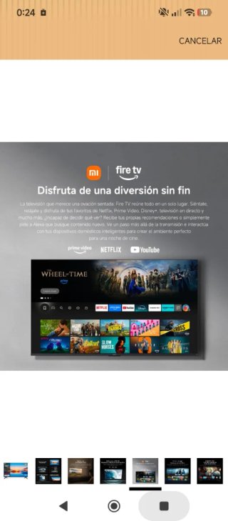 Xiaomi TV 32 HD Smart TV Fire TV Sin abrir
