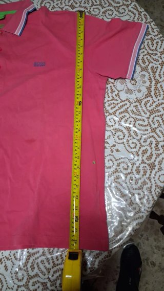 Polo BOSS Uomo XXL Rosa Originale