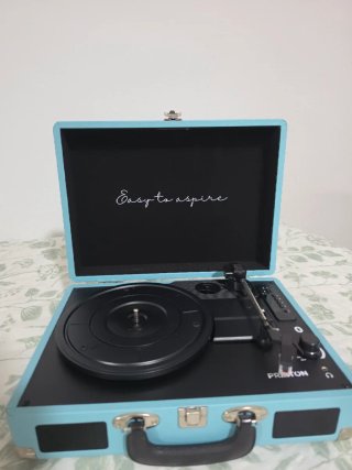 Tocadiscos Prixton VC400 Azul (Bluetooth/USB)