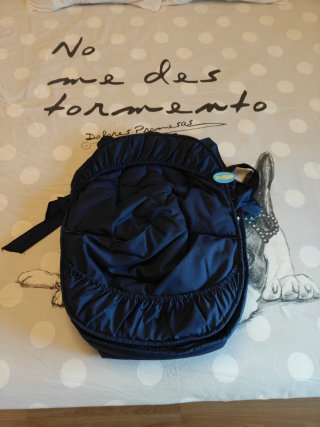 Saco para carrito azul marino sin usar con etiquet