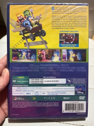 DVD Del Revés (Inside Out) Nuevo Precintado