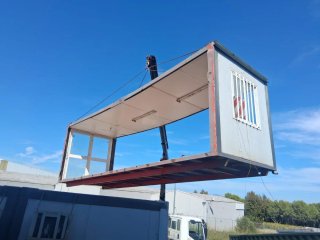 Estructura caseta de obra metálica