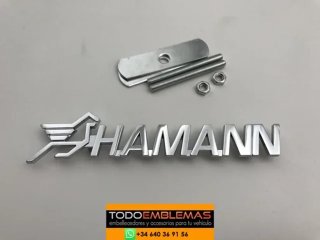 Logo BMW HAMANN plata nuevo