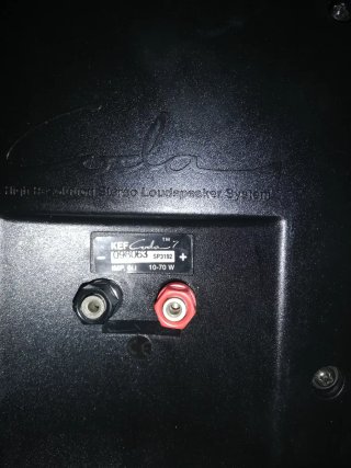 Altavoces KEF CODA 7 Negros