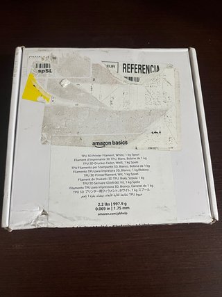Filamento TPU 1.75mm Blanco 1kg