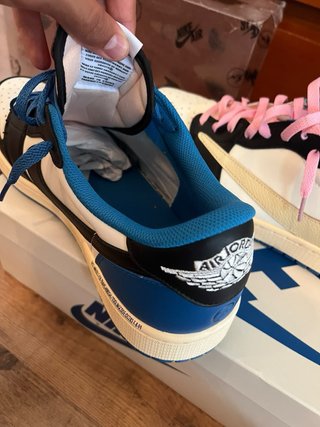 Air Jordan 1 Low Travis Scott x Fragment Talla 4