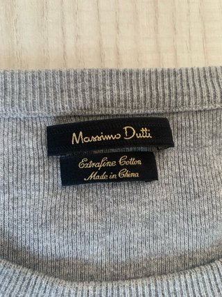 Jersey Massimo Dutti Gris