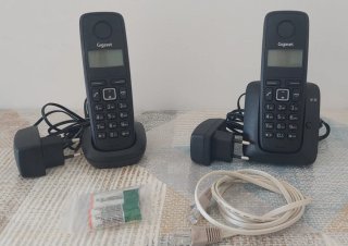 ✅️Lote 2 Teléfonos Inalámbricos Gigaset A120 Duo