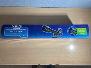 Telescopio astronómico IXPLo infantil 50 mm.