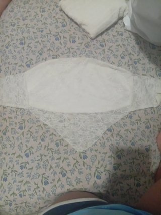 Top de encaje blanco