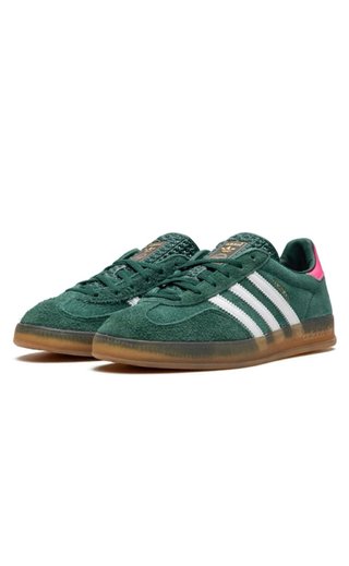 Adidas Gazelle Indoor Verde y Rosa