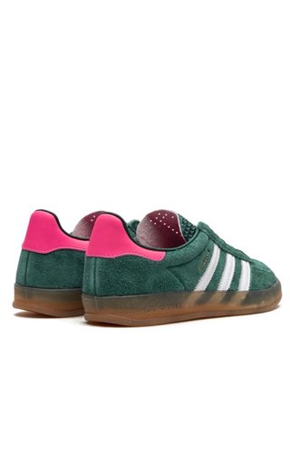 Adidas Gazelle Indoor Verde y Rosa