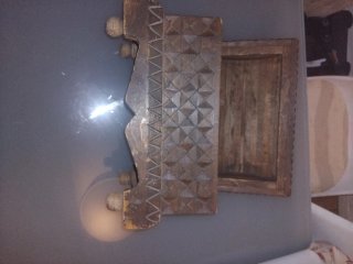 Cofre madera tallada bereber