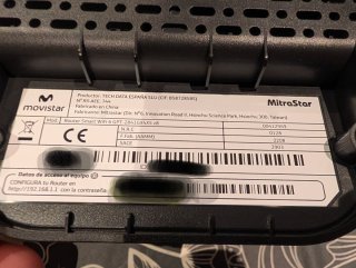 Router Wifi 6 Mitrastar Movistar O2