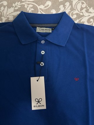 Polo Silbon Azul Talla M