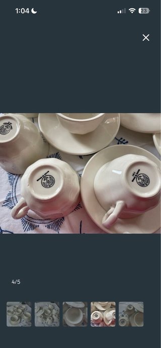6 Tazas La Cartuja de Sevilla Mod Aurora