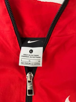 Felpa Nike Nera e Rossa Taglia L