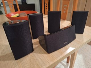 Onkyo altavoces 120watios (5 unidades)espectacular