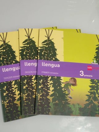 Pack libros Llengua 3 primaria Ed Saba SM