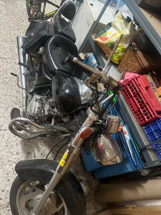 Moto 125cc Negra
