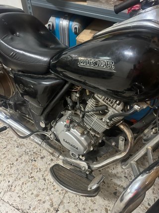 Moto 125cc Negra