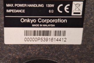Onkyo subwoofer 130 watios!!