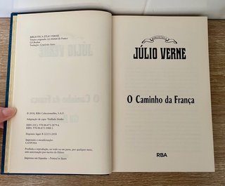 Livro O Caminho da França/Gil Braltar, Júlio Verne