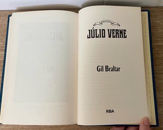 Livro O Caminho da França/Gil Braltar, Júlio Verne