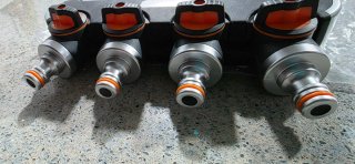 Distribuidor 4 vías para grifo