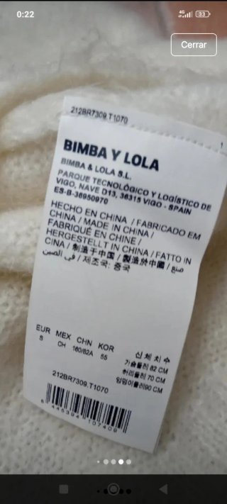 Chaqueta Bimba y Lola S