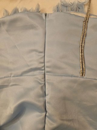 Vestido de fiesta azul T-XL