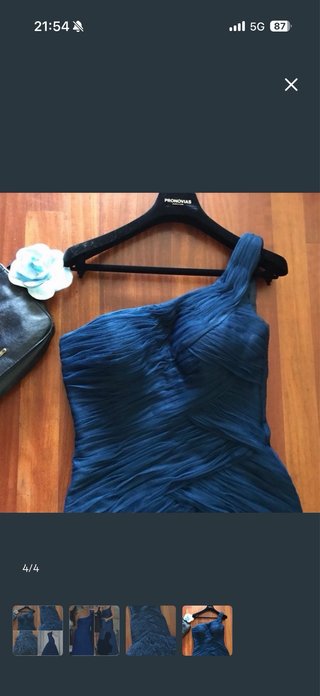 Vestido fiesta Pronovias Azul Talla M