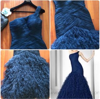 Vestido fiesta Pronovias Azul Talla M