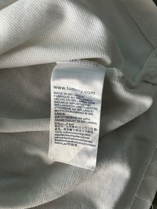 Polo Tommy Hilfiger Blanco Talla M