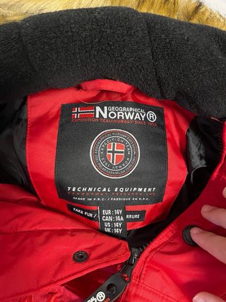 Chaqueta Geographical Norway Roja